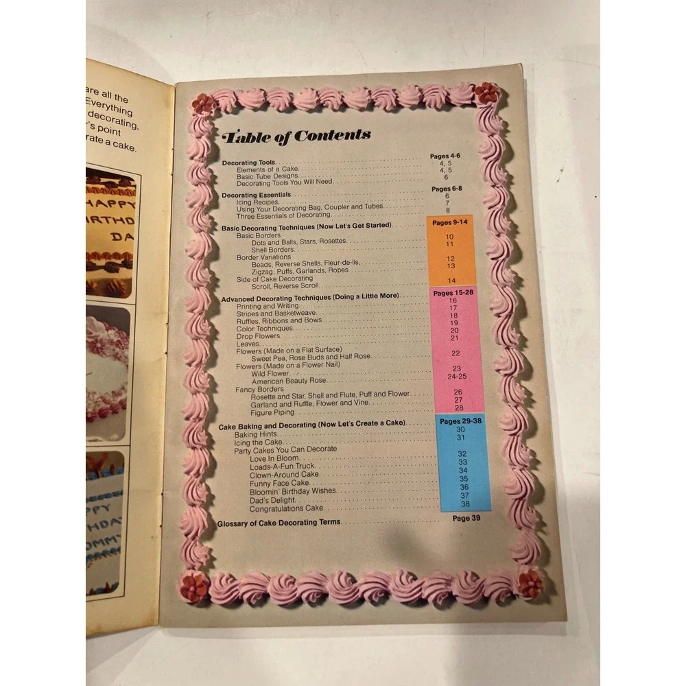 Vintage Basic Cake Decorating The Wilton Way Booklet Instructional‎ Guide 1970s